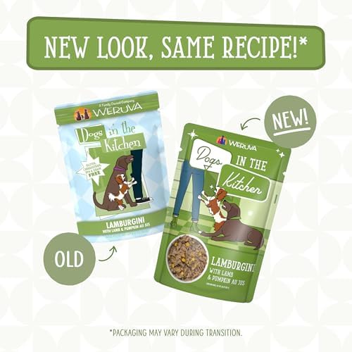 Weruva Dogs in the Kitchen, Lamburgini with Lamb & Pumpkin Au Jus Dog Food, 2.8oz Pouch (Pack of 12) - Image 3