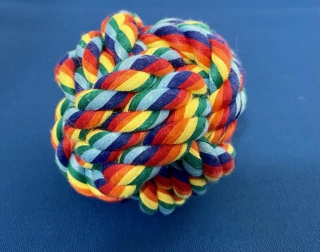 Dog Chew Toys, Set of 4 Dog Rope Toys for Aggressive Chewers, Dog Toys with Safe Material, for Playtime and Teeth Cleaning