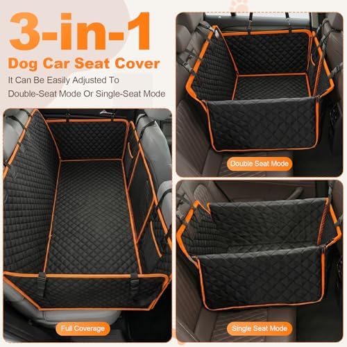 PartsBling Convertible Dog Seat Cover for Back Seat - Image 2