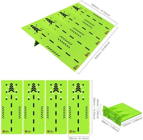 RC Car Ramp Foldable for Jumping 1/10 1/12 1/14 1/16 1/18 1/24 Scale RC Car - Image 3