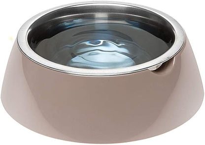 Stainless Steel Dog Bowl with Plastic Base by Ferplast