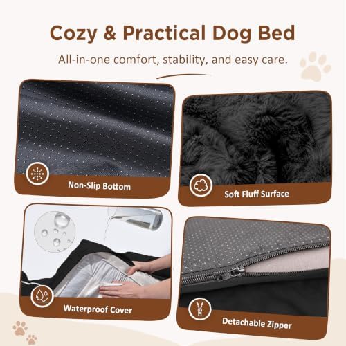 Comfort Expression Waterproof Orthopedic Dog Beds for Large Sized Dog - Image 4