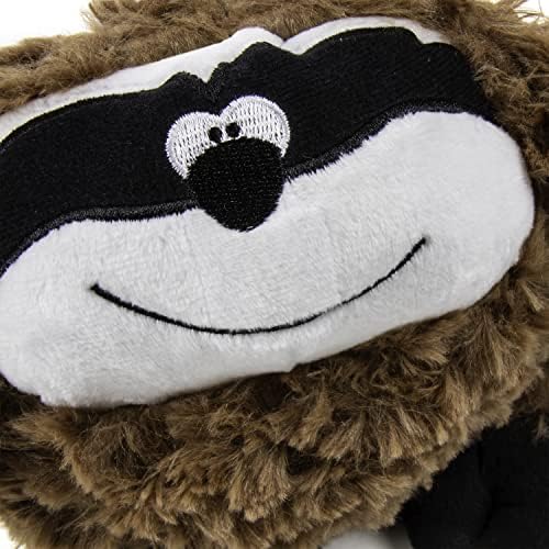 goDog PlayClean Sloth Squeaky Plush Dog Toy with Odor-Eliminating Essential Oils, Chew Guard Technology - Brown, Small - Image 7