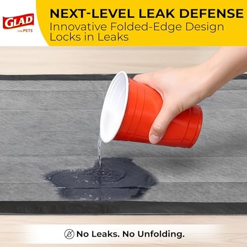 Glad for Pets Activated Carbon Disposable Dog Training Pads, 100 Count - Image 6