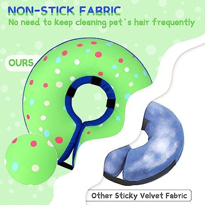 Supet Inflatable Dog Cone Collar Alternative After Surgery, Dog Neck Donut Collar Recovery E Collar, Soft Pet Cone for Small Medium Large Dogs - Image 4