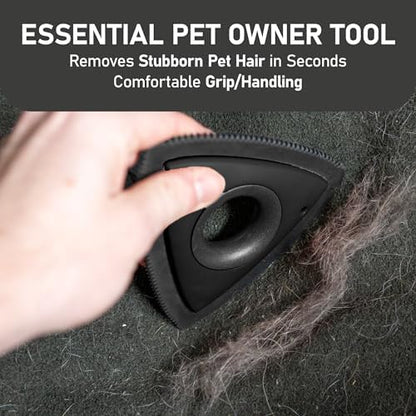 Maxpower Planet Dog Hair Remover, Reusable Fur Remover for Car Carpet, Cleaner Truck Detailing, Easy Use Car Detailing Mini Hair Removal Tool, Pet Removal Tool for Pet Fur (Black) - Image 3