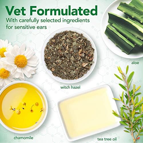 Vet's Best Dry Ear Relief for Dogs, No-Alcohol, for All Dogs, Aloe 4 oz - Image 4
