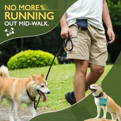 ETIAL Dog Treat Pouch,Portable Puppy Dog Training Treat Bag,Hand Free Dog Walking Bag,Auto Closing Pet Feed Snack Reward Pocket,Dog Food Dispenser for Pet Puppy Travel or Outdoor Use - Image 5
