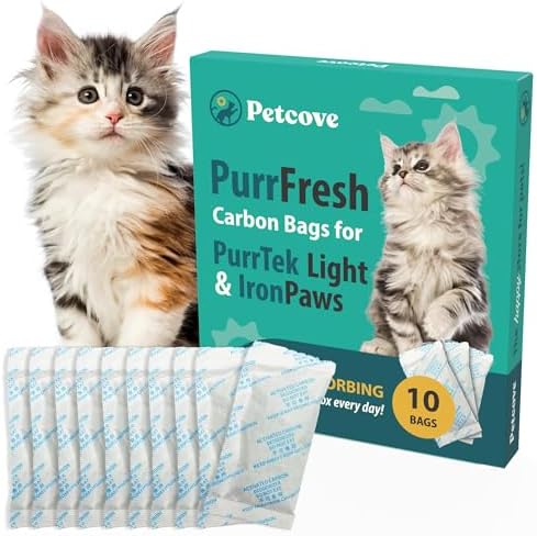 PetCove PurrFresh Litter Box Odor Eliminator Refills, 10 Pack by PetCove