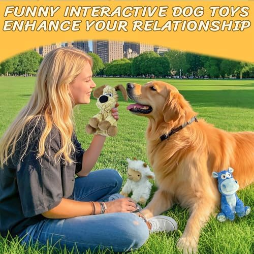 Squeaky Stuffed 3PCS Dog Toys, Chew for Large Medium Small Breeds - Image 6