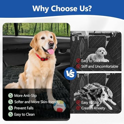 Thickened Dog Bed for Car Back Seat, Upgraded Bottom Non-Slip, Fits Hard Bottom car seat Cover for Dogs, Premium Dog Car Seat Cover - Image 5