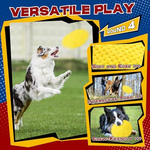 Zeaxuie 12 Pack Heavy Duty Various Dog Chew Toys Pack for Aggressive Chewers - Includes Large Rope Toys, Squeaky Toys & Indestructible Chew Bone for Medium, Large & X-Large Dogs (for Powerful Chewers) - Image 6