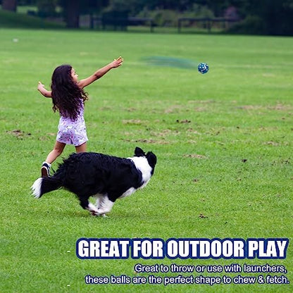 Mankoda Dog Balls, 2.5" Indestructible Tennis Balls for Aggressive Chewers - Image 4
