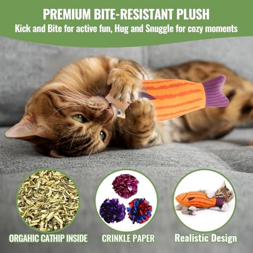 Fashion's Talk Cat Toys Variety Pack for Kitty 20 Pieces - Image 3
