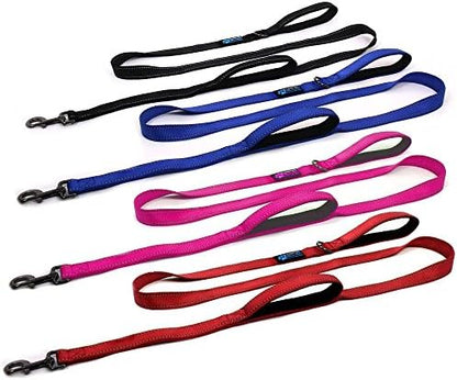 Max and Neo Double Handle Traffic Dog Leash - Reflective, Donates to Dog Rescue (Pink, 6 FT) - Image 3