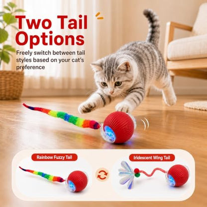 Interactive Cat Toy Ball, Smart Moving Pet Toy for Cats & Dogs - Image 6