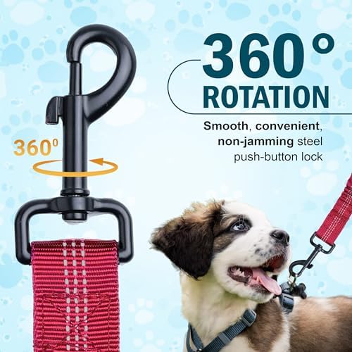 Hands Free Dog Leash with Waist Belt and Bungee for Walking - Image 4