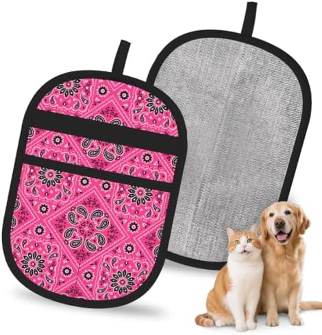 Floral Paisley Pet Hair Removal Glove Brush Hair Remover Tool for Carpet by Unknown