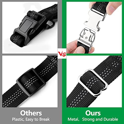 Plutus Pet Dog Seat Belt for Car Headrest, Reflective with Elastic Bungee - Image 4