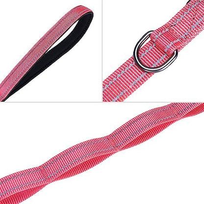 EXCELLENT ELITE SPANKER 5FT Reflective Double Dog Leash for Two Dog 3/4" W - Image 4