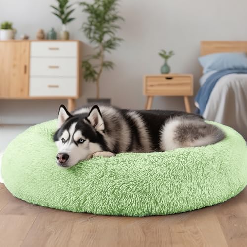 Extra Large Dog Beds, 36in Human Dog Anxiety Relief Comfort Bed (Green) - Image 5
