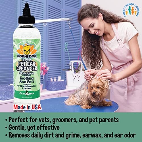 Bodhi Dog Ear Cleaner Solution for Dogs & Cats - Aloe Vera Ear Cleaning Treatment - Gentle, Alcohol-Free Cleanser - Reduces Wax, Odor, & Itching - Safe for Sensitive Skin (8 Fl Oz) - Image 5