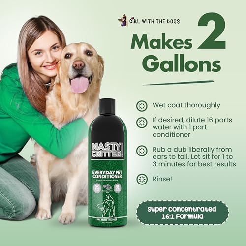 Nasty Critter! by Girl With The Dogs Detangling Dog/Cat Conditioner, 8Wks+ - Image 6