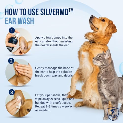 Nano Silver Pet Ear Wash for Dogs & Cats Spray, 8 Oz - Image 4