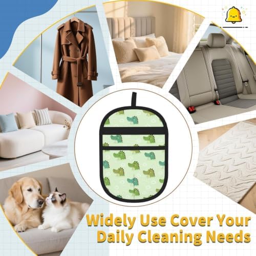 Crocodile Pet Hair Removal Glove Brush Pet Hair Remover Tool for Carpet - Image 7