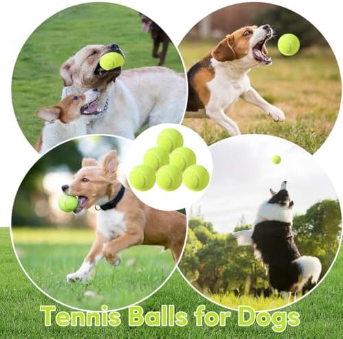 ZIYIZE Mini Tennis Balls, 6 Pack 2 inch Dog Tennis Balls, Easy Catching Pet Playing Ball for 2 inch Dog Ball Launcher - Image 5
