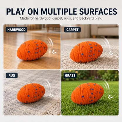 Interactive Dog Ball for Medium & Large Dogs, E-TPU Football Toy - Image 7