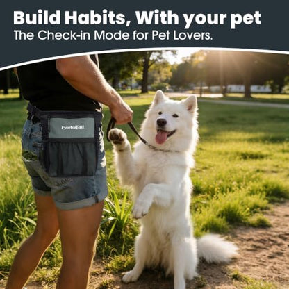 Dog Treat Pouch, 4 Cup Training Bag, Magnetic Closure, 3 Way Wear, Gray - Image 7