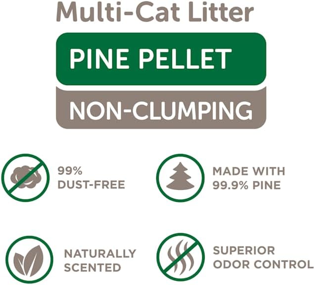 So Phresh Pine Pellet Non-Clumping Cat Litter 20 lbs.