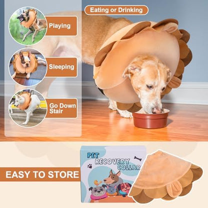 BEAUTYZOO Dog Cone Collar Alternative After Surgery,Pet Neck Donut E‑Collar - Image 6
