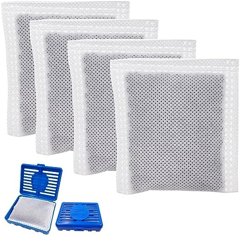 4 Pack Replacement Activated Charcoal Filters Refill Pads by Home