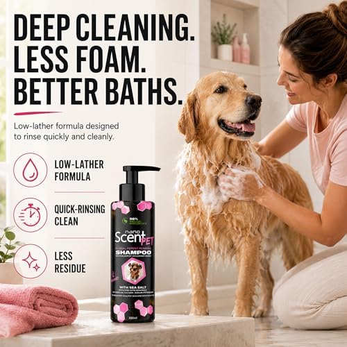 Pet Shampoo for Dogs & Cats, Deep Cleansing Coat Care & Lasting Freshness - Image 2