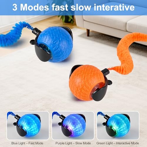 Interactive Cat Toys for Indoor Cats, Automatic Rolling Cat Balls - Image 3