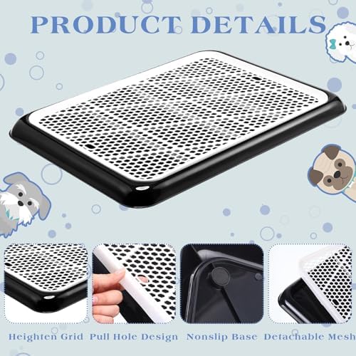 Mifoci 1 Pcs Dog Pee Pad Holder Potty Tray Portable Dog Litter Box Toilet Training for Small Medium Large Pet Puppy Indoor Outdoor - Image 3