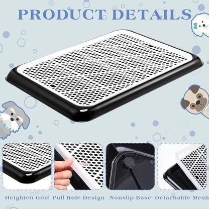 Mifoci 1 Pcs Dog Pee Pad Holder Potty Tray Portable Dog Litter Box Toilet Training for Small Medium Large Pet Puppy Indoor Outdoor - Image 3