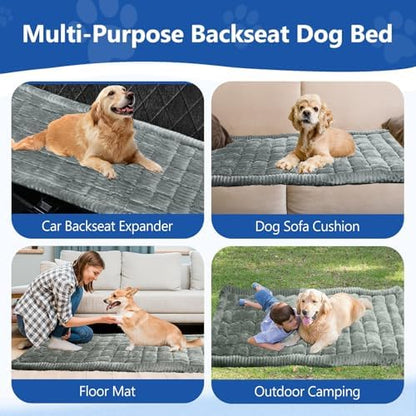 Thickened Dog Bed for Car Back Seat, Upgraded Bottom Non-Slip, Fits Hard Bottom car seat Cover for Dogs, Premium Dog Car Seat Cover - Image 5