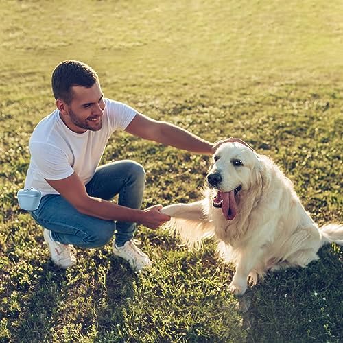 AUDWUD Silicone Dog Treat Pouch with Clicker Magnetic Closure Secure Clip - Image 6