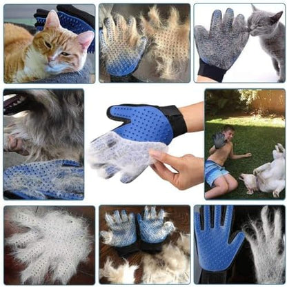 Dog and Cat Grooming Kit – Deshedding Brush, Pet Grooming Comb & Hair Grooming Glove for Shedding,Detangling & Undercoat Care, Safe for Long & Short Hair Pet, 3-in-1 Solution - Image 7