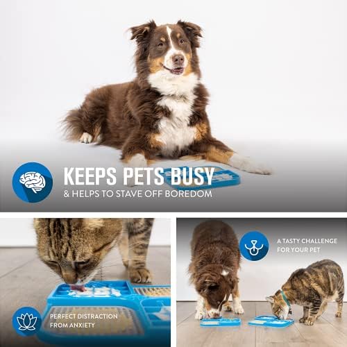 Hyper Pet IQ Treat Lick Mat for Dogs & Cats, Slow Feeder Enrichment Toys - Image 2