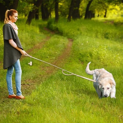 Wisedog Two Handles Dog Leash, Sand Color, S 0.8" x 4.2-5 ft - Image 5