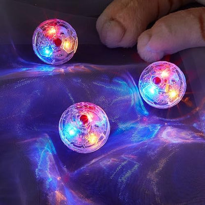 Frienda 4 Pcs Light up Cat Ball LED Motion Ghost Hunting Cat Ball(Clear) - Image 4