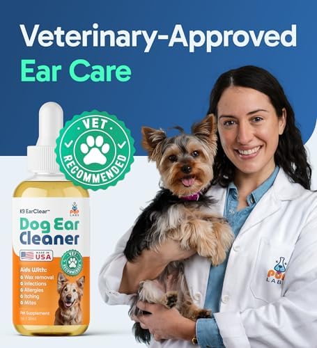 Pup Labs Ear Clear, Natural Dog Ear Cleaner and Infection Treatment for Dogs, Dog Drops for Itching, Irritation, & Wax Build-Up, 1 oz Bottle with Dropper - Image 6