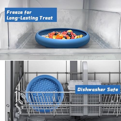 Dog Lick Bowl, Non-Slip Lick Mat Slow Feeder for Dogs & Cats - Image 6