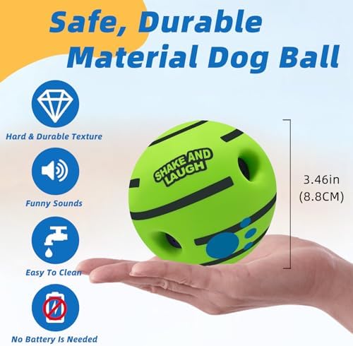 Dog Toys Ball, Interactive, M, 3.46 in (8.8 cm) - Image 4