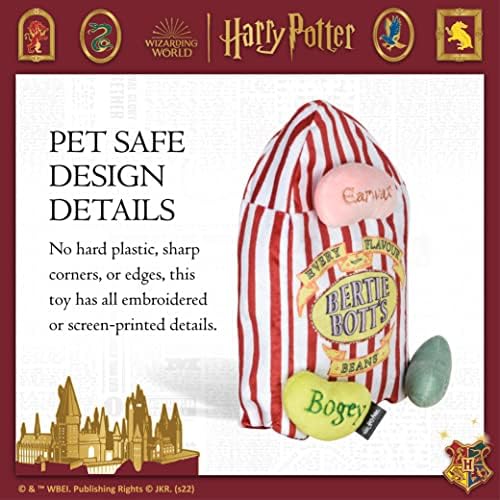 Harry Potter Bertie Botts Jelly Bean Burrow Dog Toy, 10 Inch - Image 4