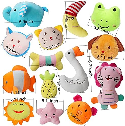 27 Pack Puppy Squeaky Toy Cute Bulk Plush for Small Dogs - Image 5